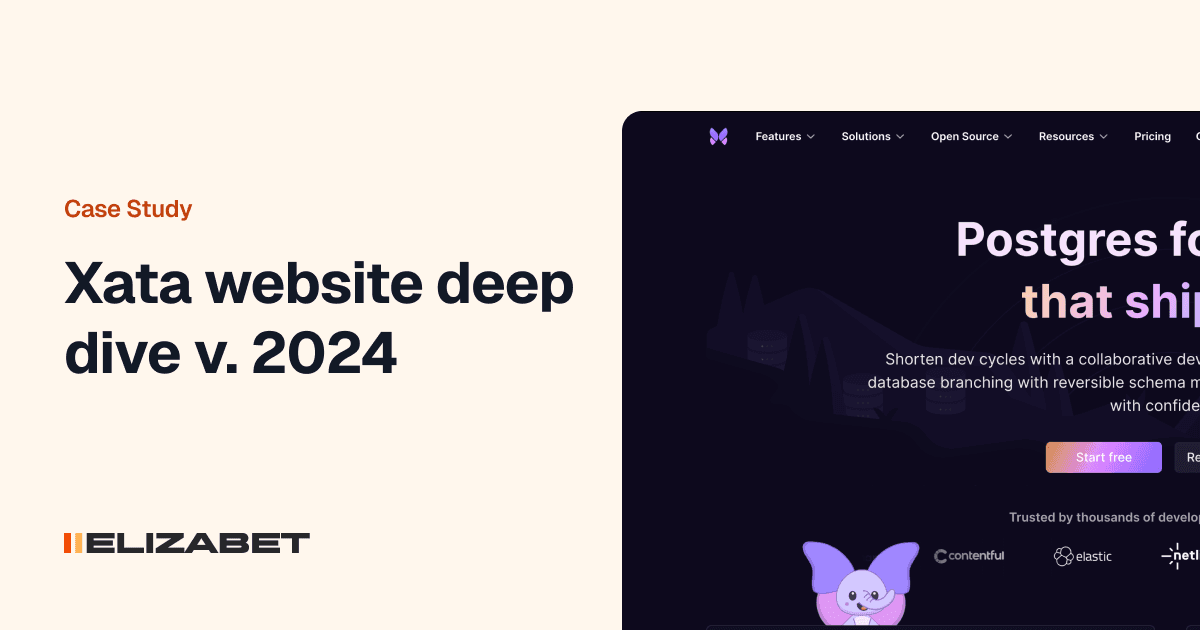 Xata website deep dive v.2024